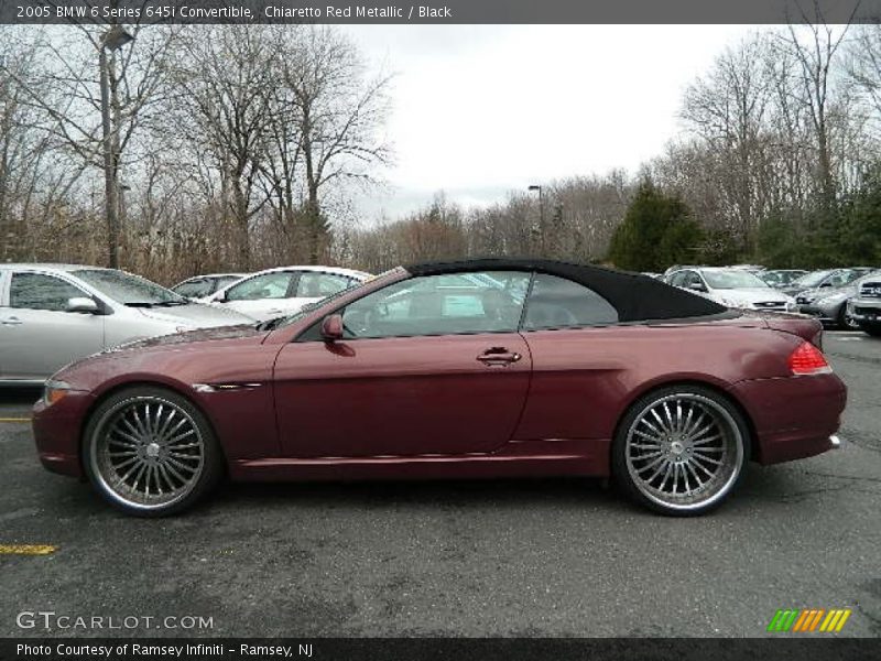  2005 6 Series 645i Convertible Chiaretto Red Metallic