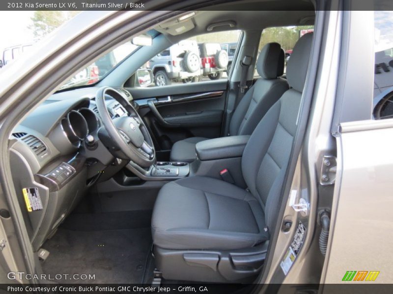 Titanium Silver / Black 2012 Kia Sorento LX V6