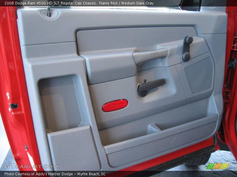 Flame Red / Medium Slate Gray 2008 Dodge Ram 4500 HD SLT Regular Cab Chassis