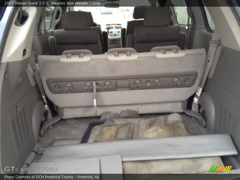  2007 Quest 3.5 S Trunk