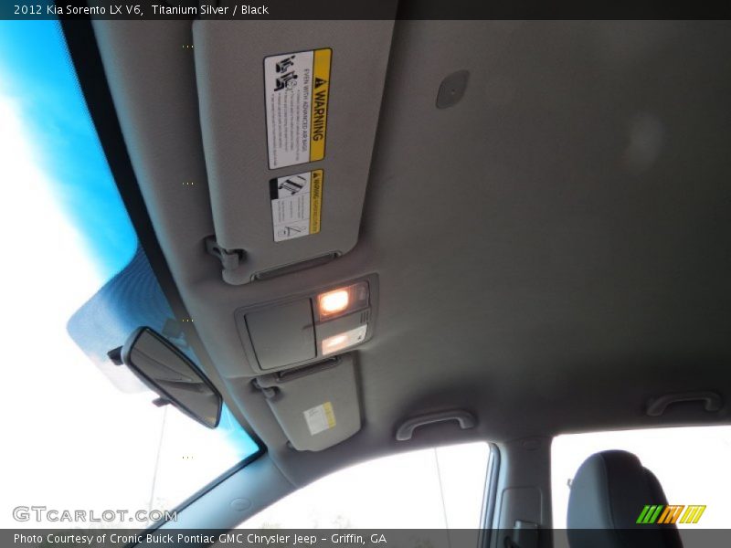 Titanium Silver / Black 2012 Kia Sorento LX V6
