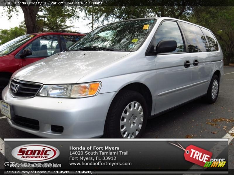 Starlight Silver Metallic / Quartz 2003 Honda Odyssey LX