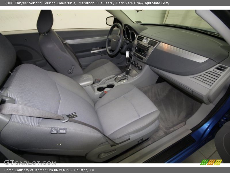 Marathon Blue Pearl / Dark Slate Gray/Light Slate Gray 2008 Chrysler Sebring Touring Convertible