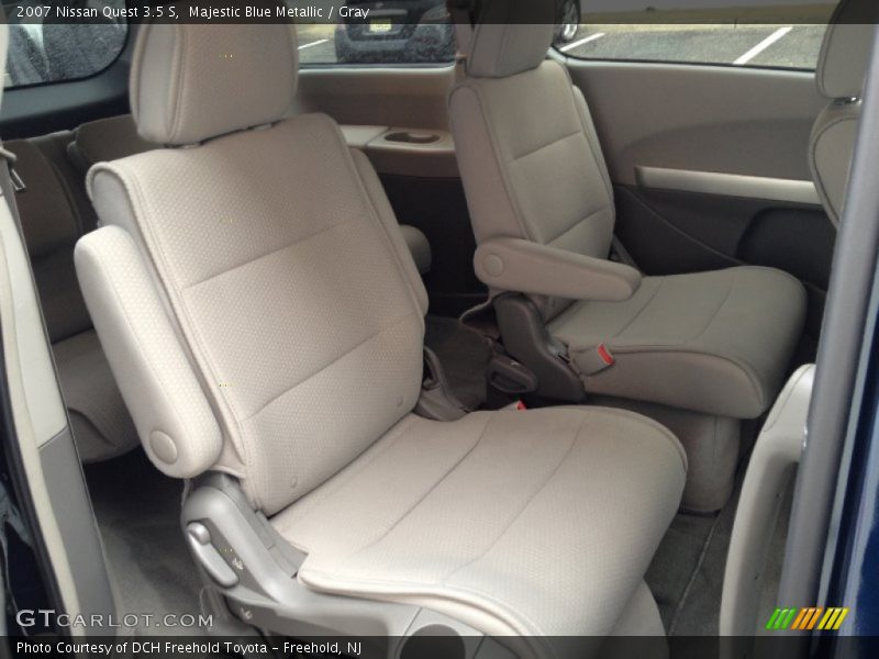 Rear Seat of 2007 Quest 3.5 S