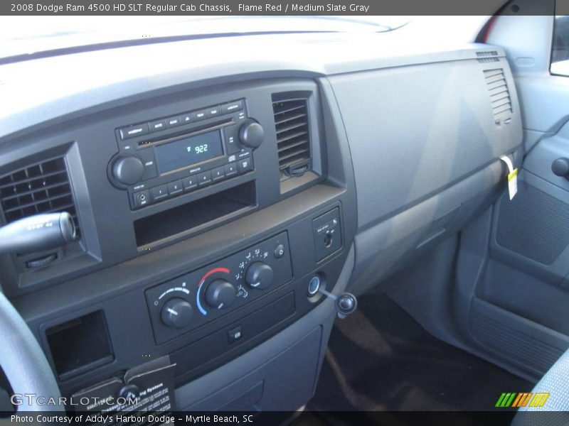 Flame Red / Medium Slate Gray 2008 Dodge Ram 4500 HD SLT Regular Cab Chassis
