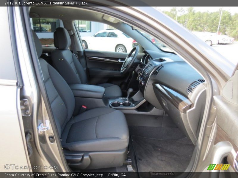 Titanium Silver / Black 2012 Kia Sorento LX V6