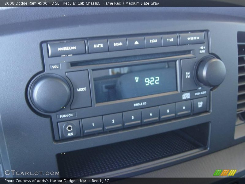 Flame Red / Medium Slate Gray 2008 Dodge Ram 4500 HD SLT Regular Cab Chassis