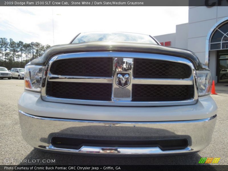 Stone White / Dark Slate/Medium Graystone 2009 Dodge Ram 1500 SLT Crew Cab