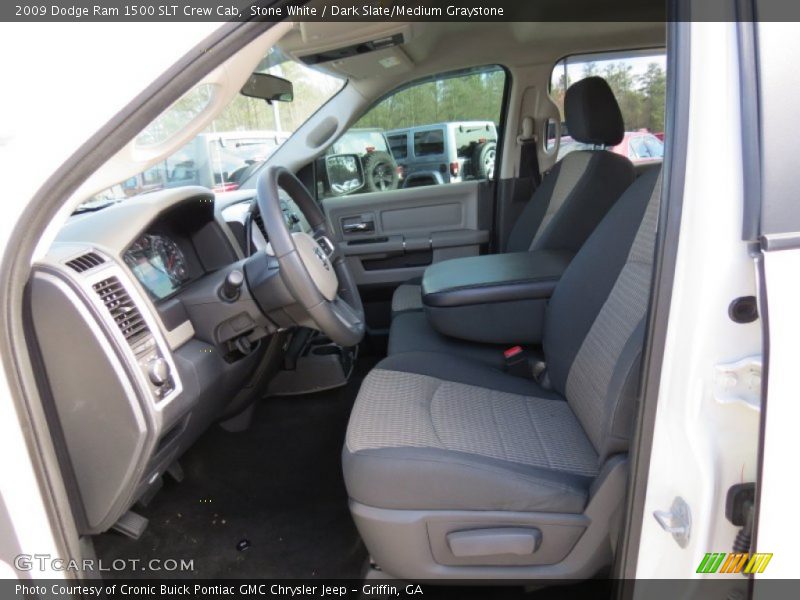 Stone White / Dark Slate/Medium Graystone 2009 Dodge Ram 1500 SLT Crew Cab