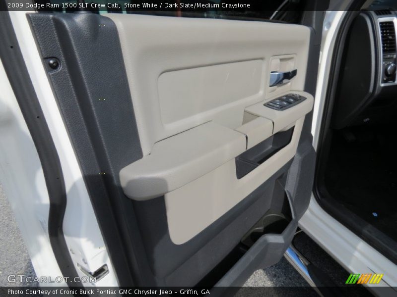 Stone White / Dark Slate/Medium Graystone 2009 Dodge Ram 1500 SLT Crew Cab