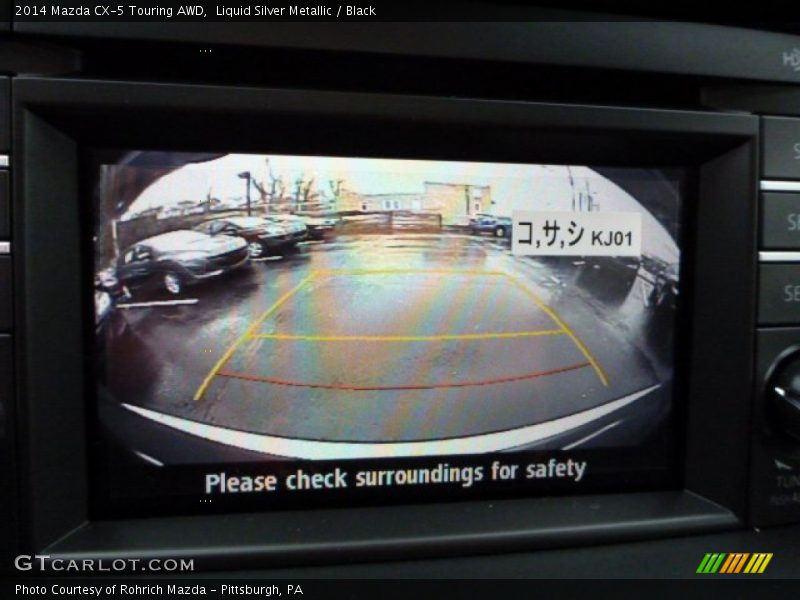 Liquid Silver Metallic / Black 2014 Mazda CX-5 Touring AWD