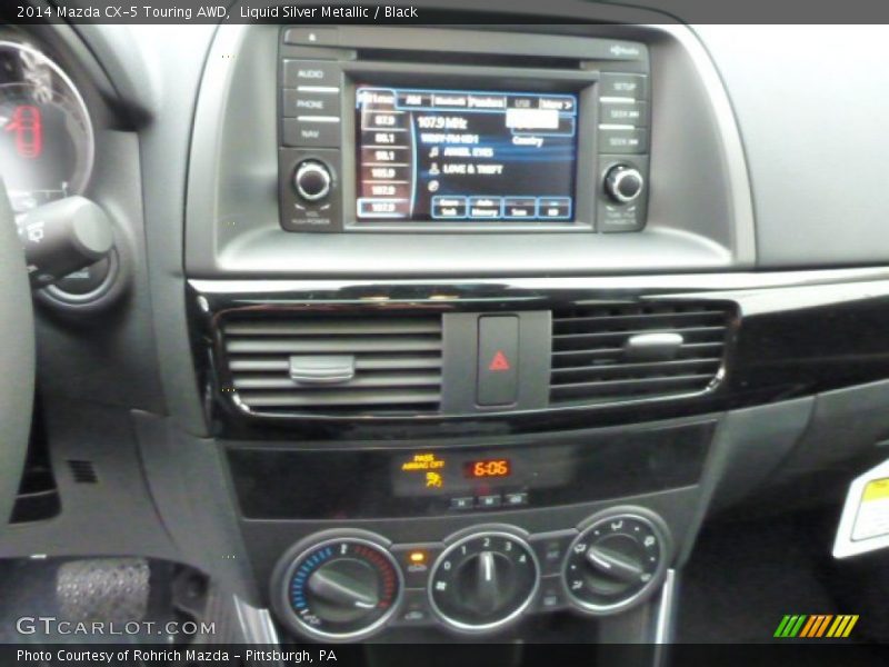 Liquid Silver Metallic / Black 2014 Mazda CX-5 Touring AWD