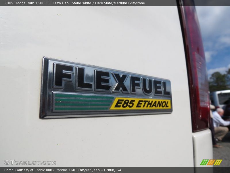 Stone White / Dark Slate/Medium Graystone 2009 Dodge Ram 1500 SLT Crew Cab