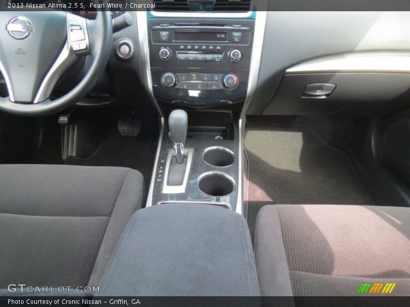 Pearl White / Charcoal 2013 Nissan Altima 2.5 S