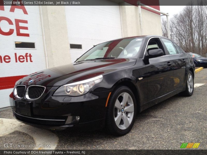 Jet Black / Black 2008 BMW 5 Series 528xi Sedan