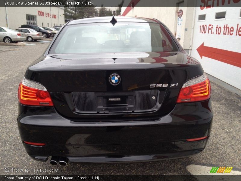 Jet Black / Black 2008 BMW 5 Series 528xi Sedan