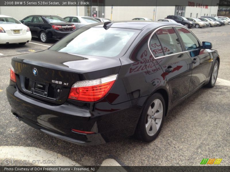 Jet Black / Black 2008 BMW 5 Series 528xi Sedan