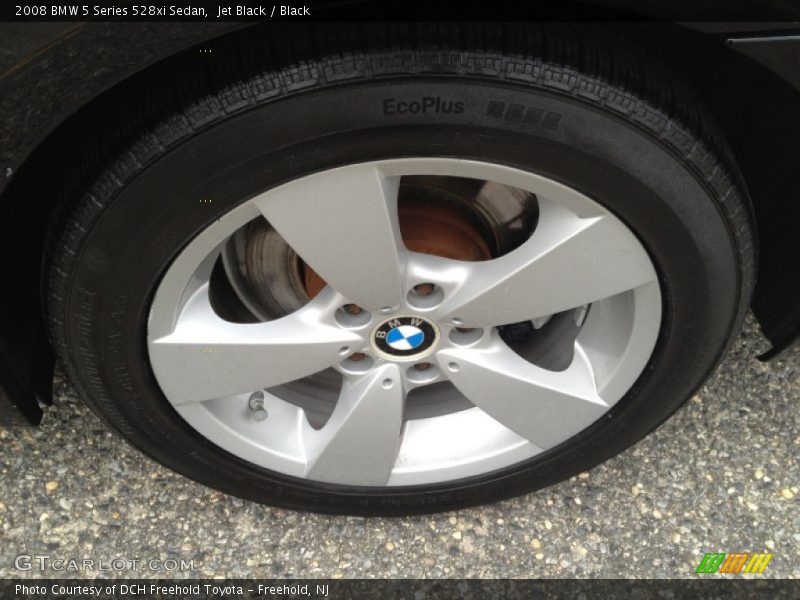 Jet Black / Black 2008 BMW 5 Series 528xi Sedan