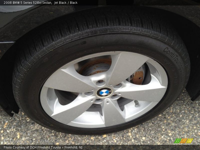 Jet Black / Black 2008 BMW 5 Series 528xi Sedan