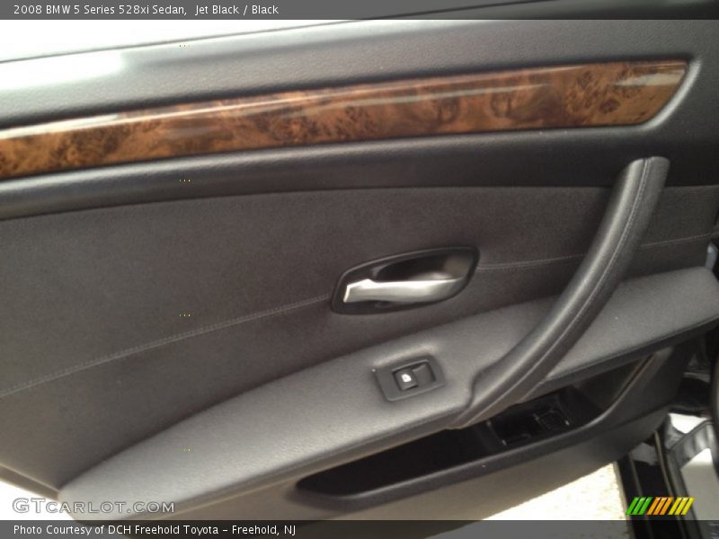 Jet Black / Black 2008 BMW 5 Series 528xi Sedan