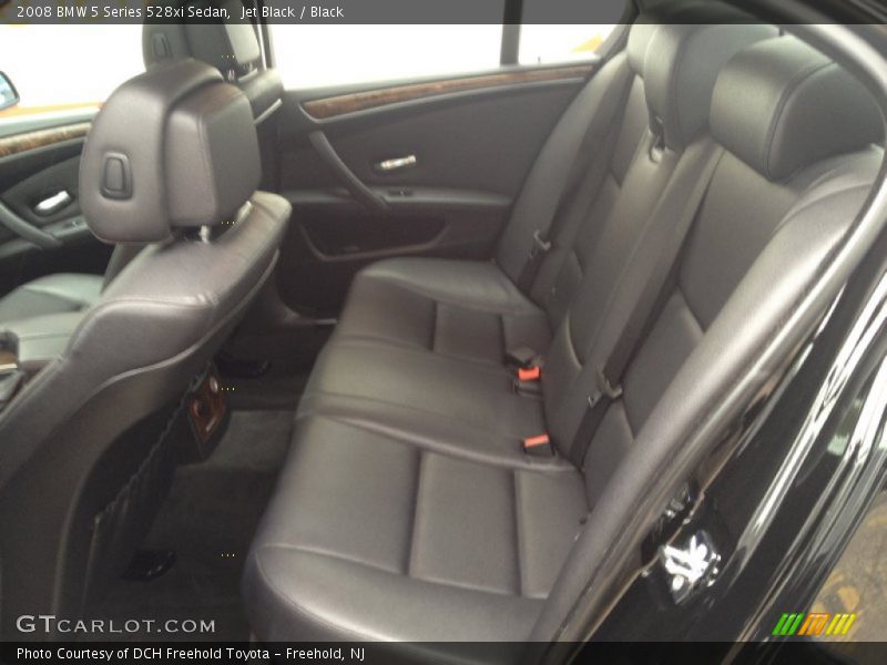 Jet Black / Black 2008 BMW 5 Series 528xi Sedan