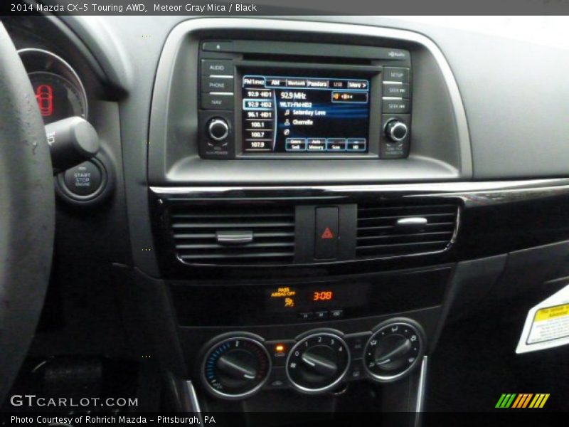 Meteor Gray Mica / Black 2014 Mazda CX-5 Touring AWD