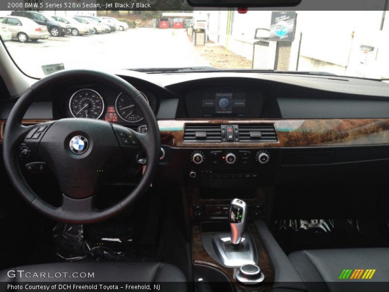 Jet Black / Black 2008 BMW 5 Series 528xi Sedan