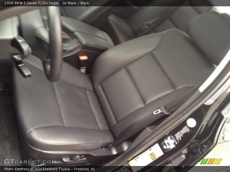 Jet Black / Black 2008 BMW 5 Series 528xi Sedan