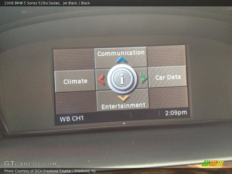 Jet Black / Black 2008 BMW 5 Series 528xi Sedan