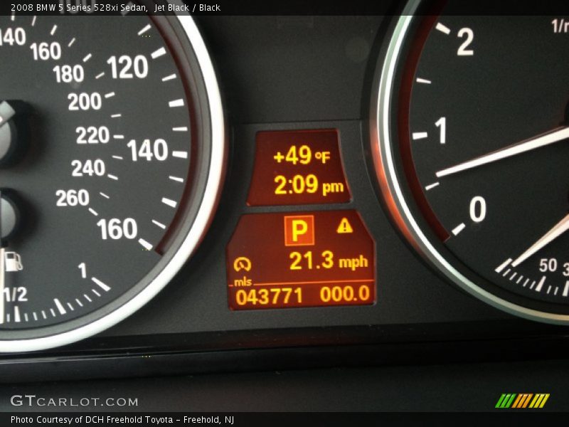 Jet Black / Black 2008 BMW 5 Series 528xi Sedan