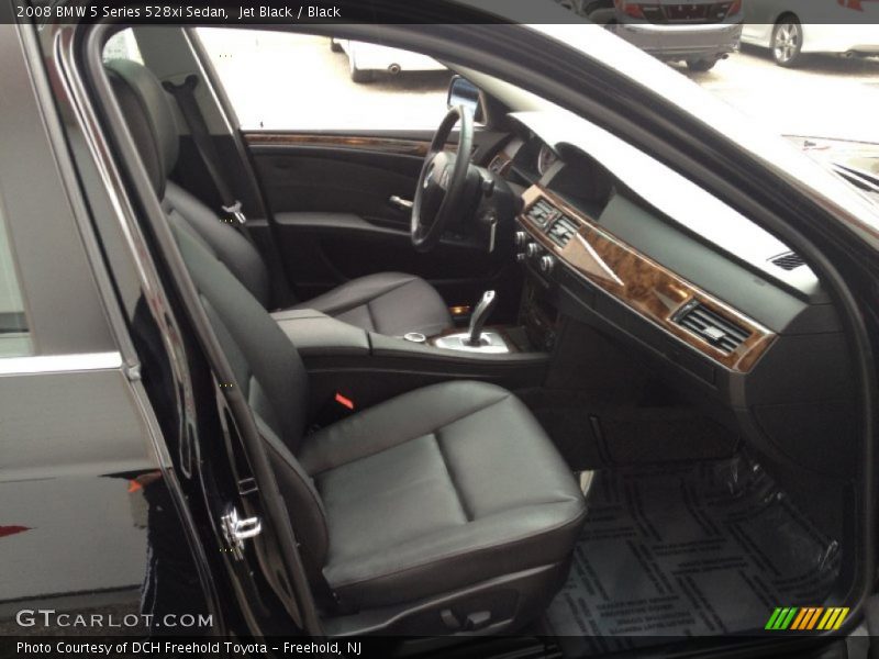 Jet Black / Black 2008 BMW 5 Series 528xi Sedan