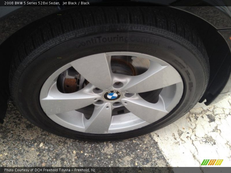 Jet Black / Black 2008 BMW 5 Series 528xi Sedan