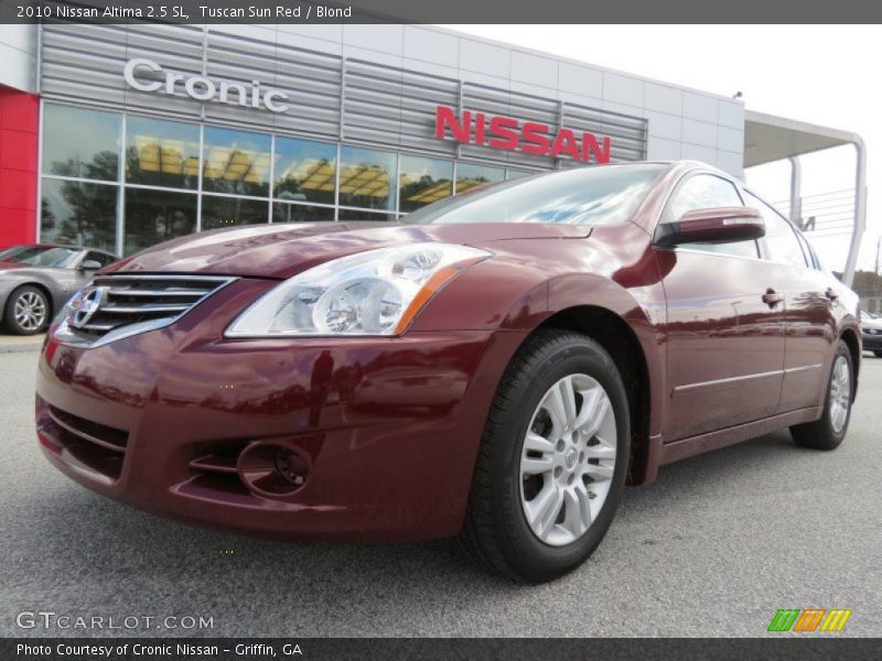 Tuscan Sun Red / Blond 2010 Nissan Altima 2.5 SL