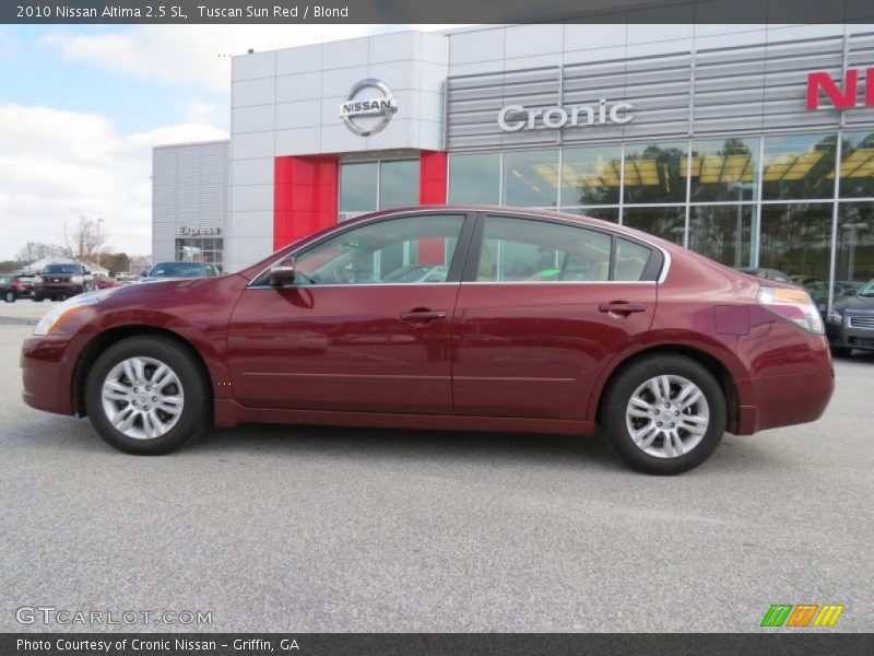 Tuscan Sun Red / Blond 2010 Nissan Altima 2.5 SL