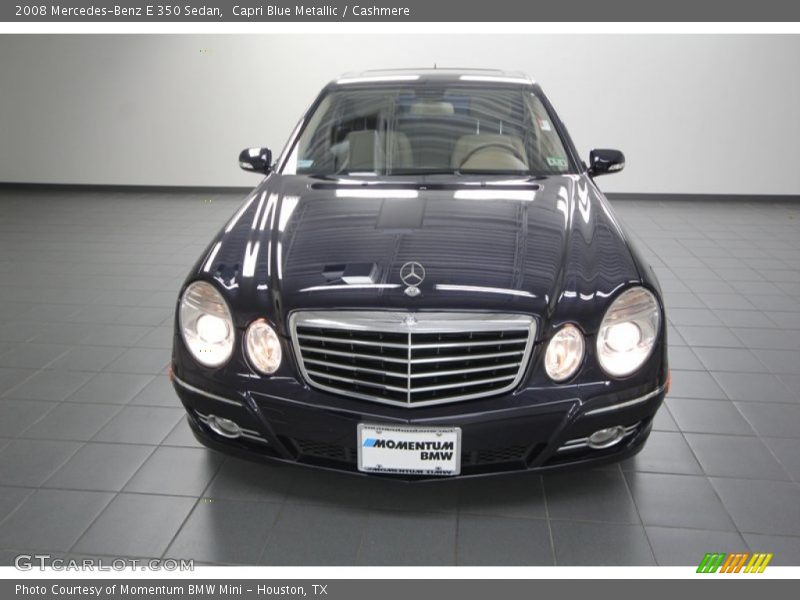 Capri Blue Metallic / Cashmere 2008 Mercedes-Benz E 350 Sedan