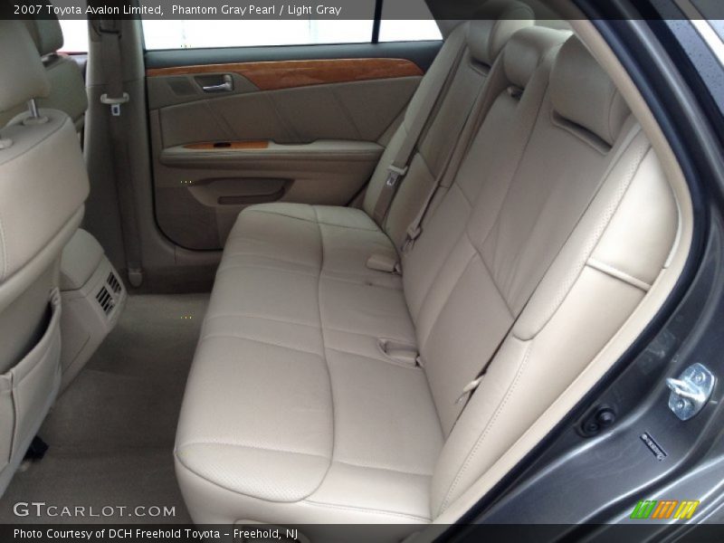 Rear Seat of 2007 Avalon Limited