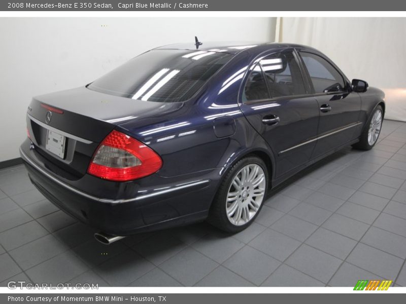 Capri Blue Metallic / Cashmere 2008 Mercedes-Benz E 350 Sedan