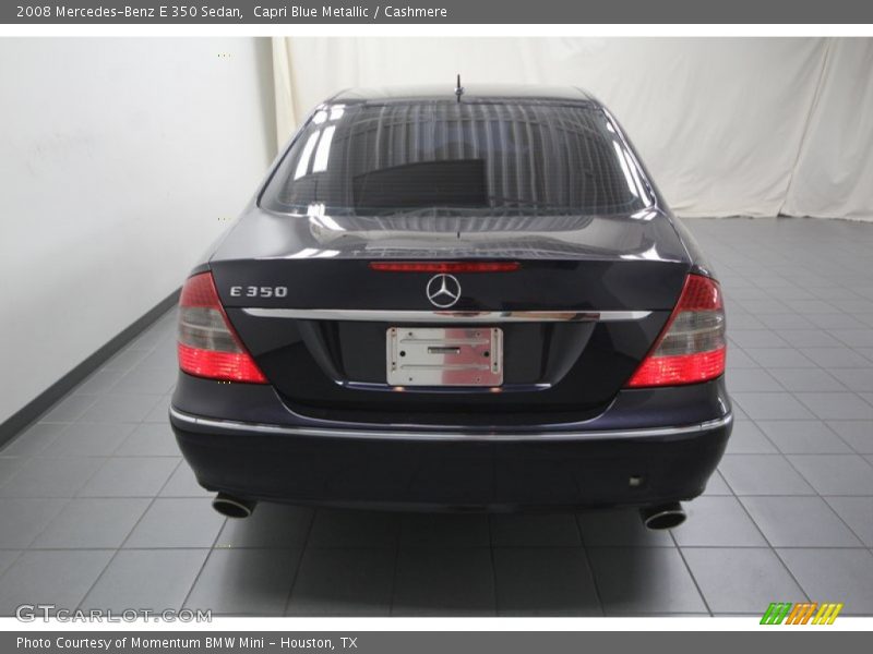Capri Blue Metallic / Cashmere 2008 Mercedes-Benz E 350 Sedan