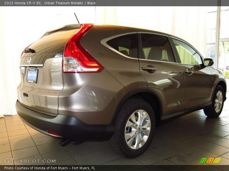 Urban Titanium Metallic / Black 2013 Honda CR-V EX