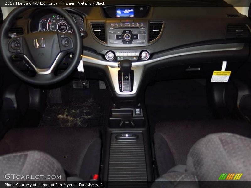 Urban Titanium Metallic / Black 2013 Honda CR-V EX