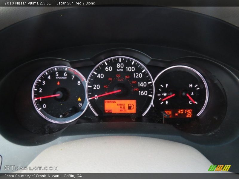 Tuscan Sun Red / Blond 2010 Nissan Altima 2.5 SL
