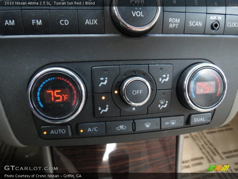 Tuscan Sun Red / Blond 2010 Nissan Altima 2.5 SL