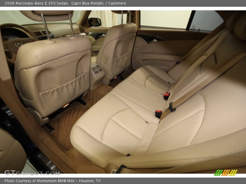 Rear Seat of 2008 E 350 Sedan