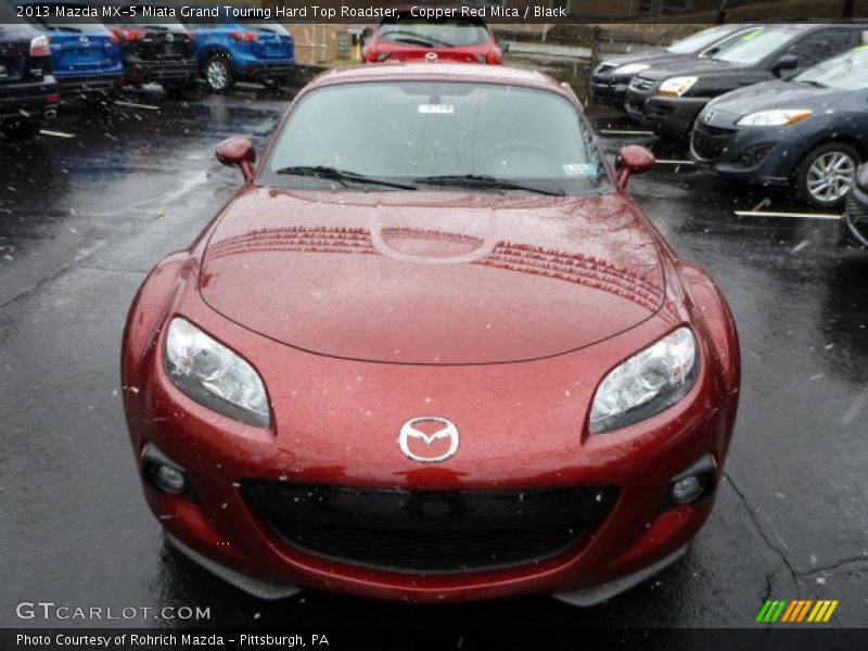 Copper Red Mica / Black 2013 Mazda MX-5 Miata Grand Touring Hard Top Roadster