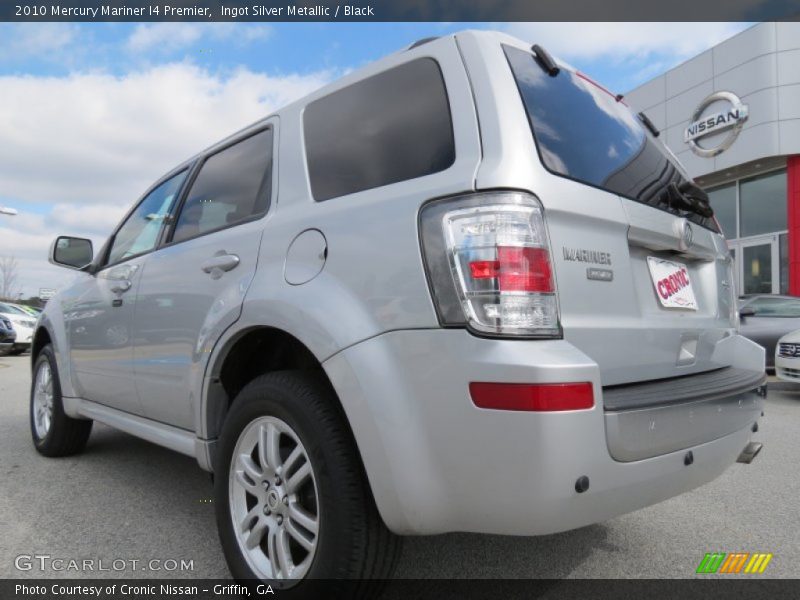 Ingot Silver Metallic / Black 2010 Mercury Mariner I4 Premier