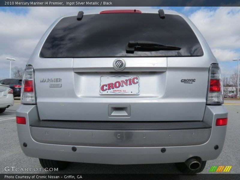 Ingot Silver Metallic / Black 2010 Mercury Mariner I4 Premier