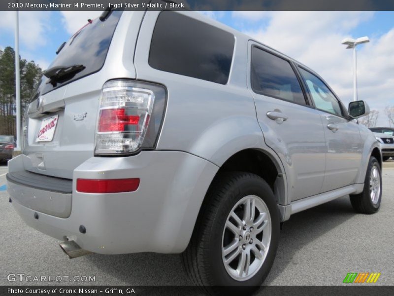 Ingot Silver Metallic / Black 2010 Mercury Mariner I4 Premier
