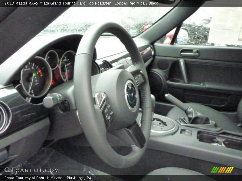 Copper Red Mica / Black 2013 Mazda MX-5 Miata Grand Touring Hard Top Roadster