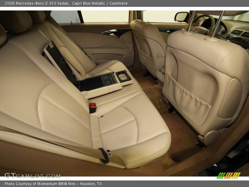 Rear Seat of 2008 E 350 Sedan