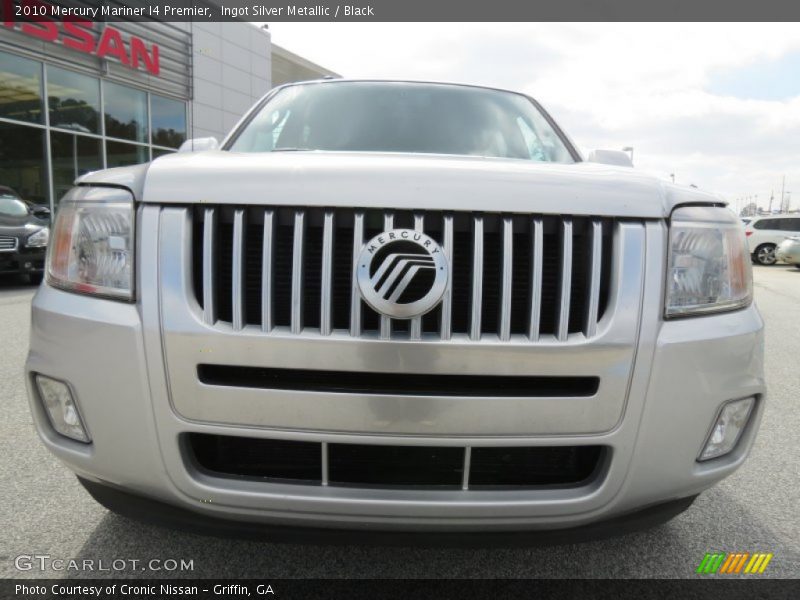 Ingot Silver Metallic / Black 2010 Mercury Mariner I4 Premier
